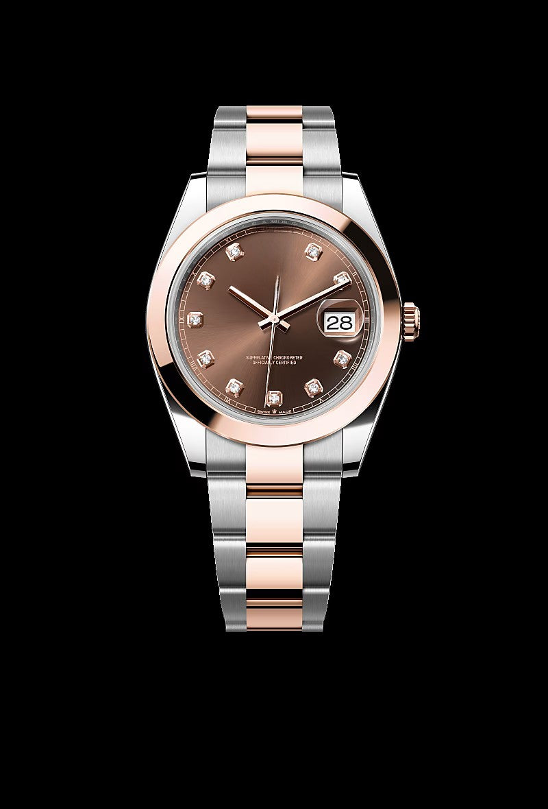 Classic Chocolate Steel and Rose Gold 41mm
