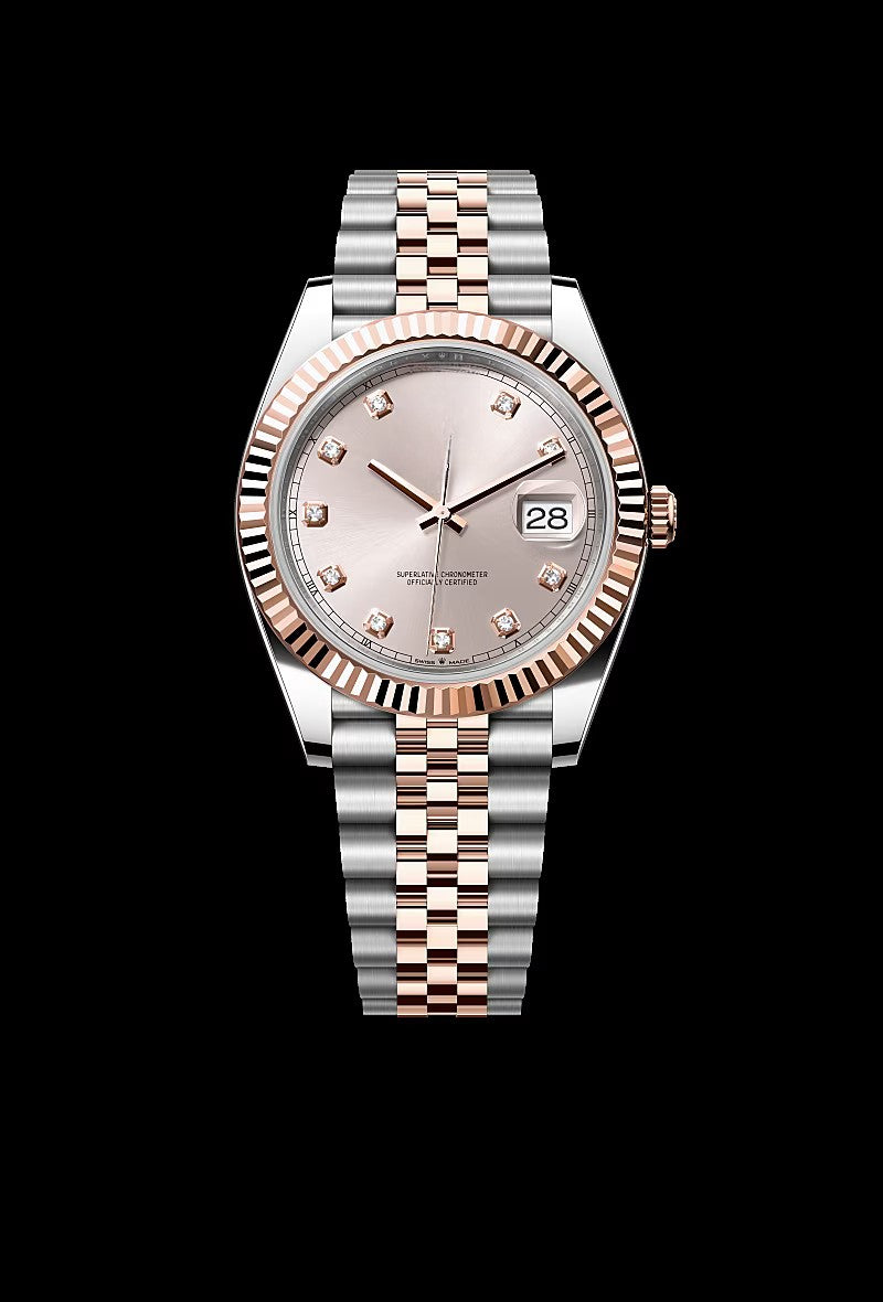 Classic Steel and Rose Gold 41mm (2)