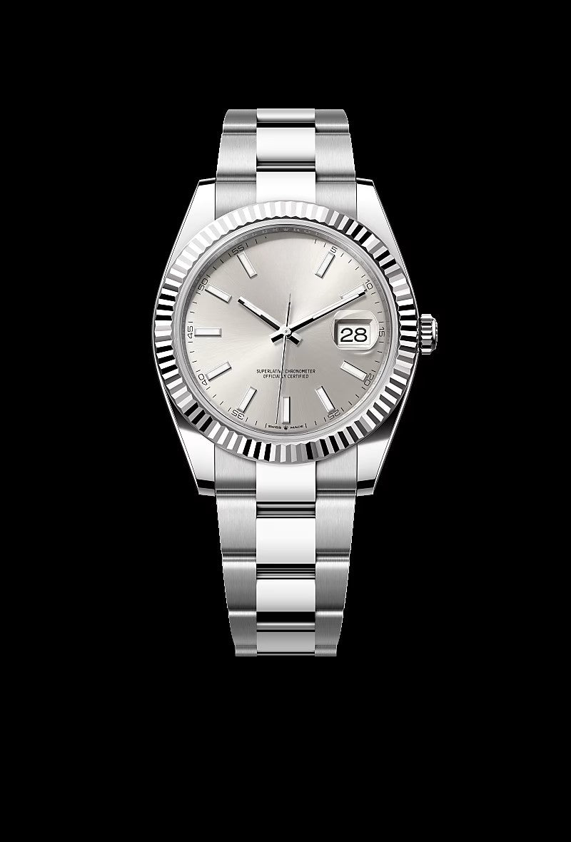 Classic White Steel and White Gold 41mm (3)