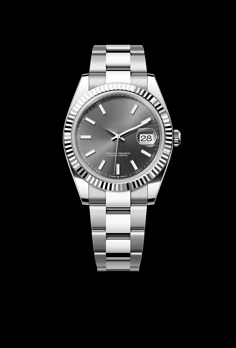 Classic White Steel and White Gold 41mm (4)