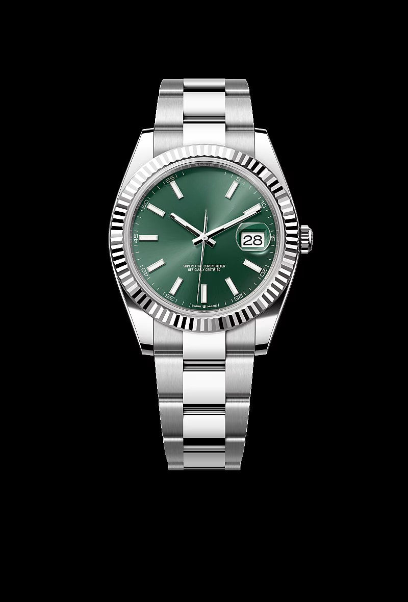 Classic White Steel and White Gold 41mm (6)
