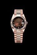 Classic Brown 18 ct Rose gold 36mm