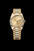 Classic Champagne 18 ct yellow gold 36mm