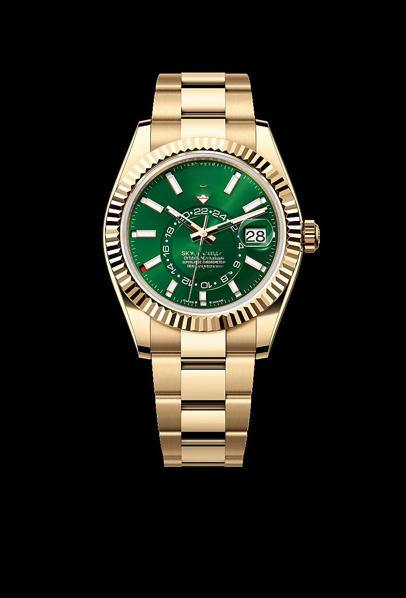 Classic Green 18 ct yellow gold 42mm (2)