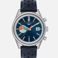 Vintage Blue Leather
