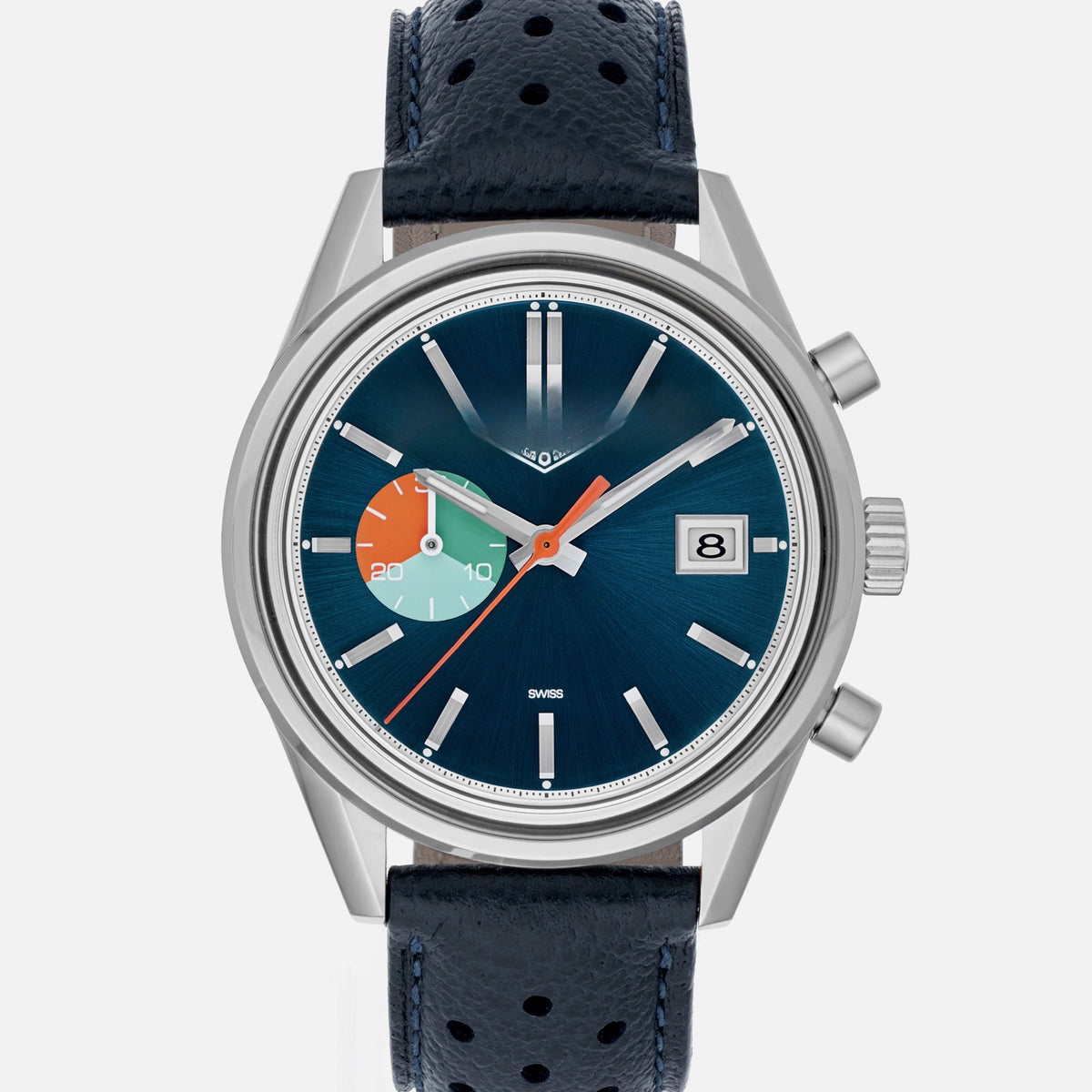 Vintage Blue Leather