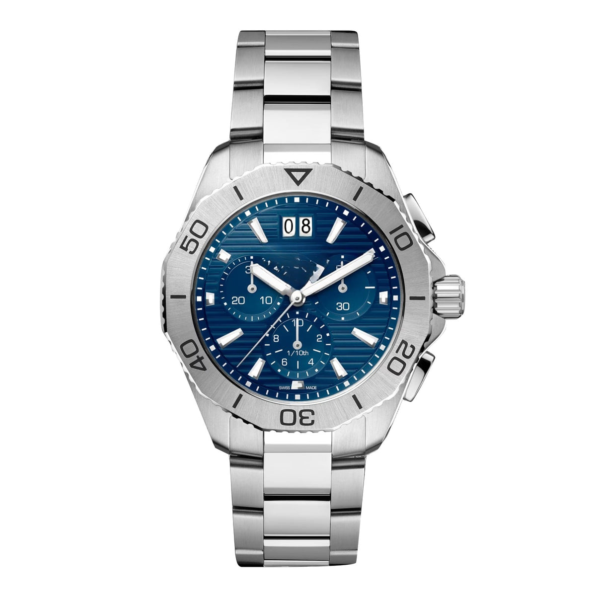 Chronograph Blue Stainless Steel 40mm (7)