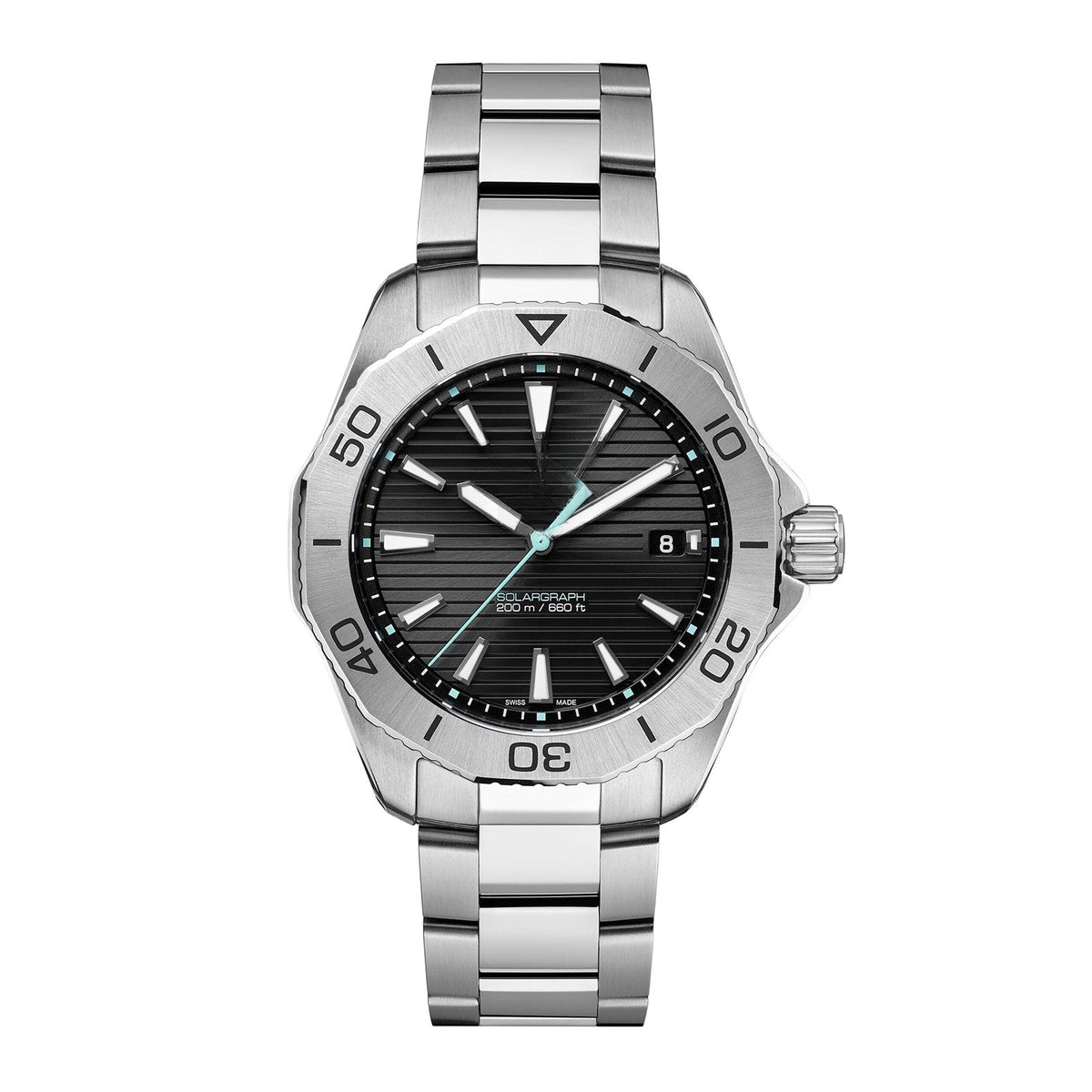 Sports Black Stainless Steel 40mm (2)