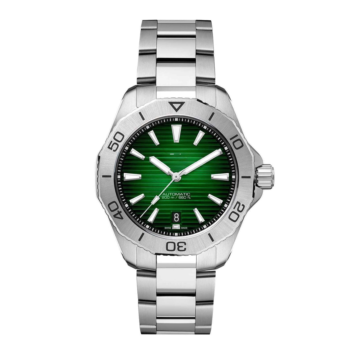 Sports White Stainless Steel 40mm