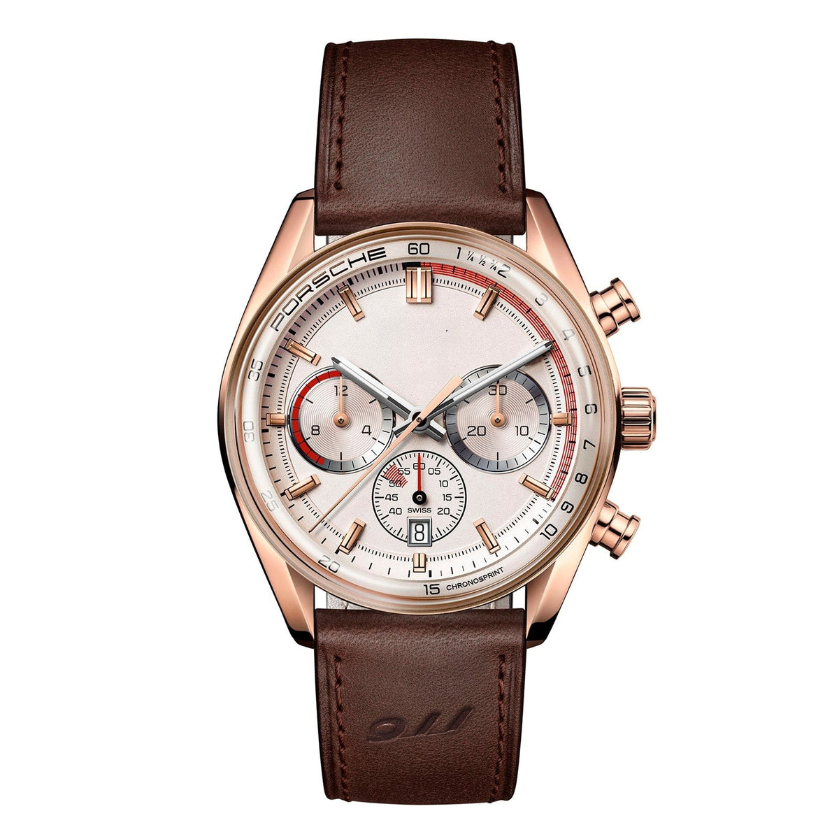 Classic Silver 18K Rose Gold 42mm