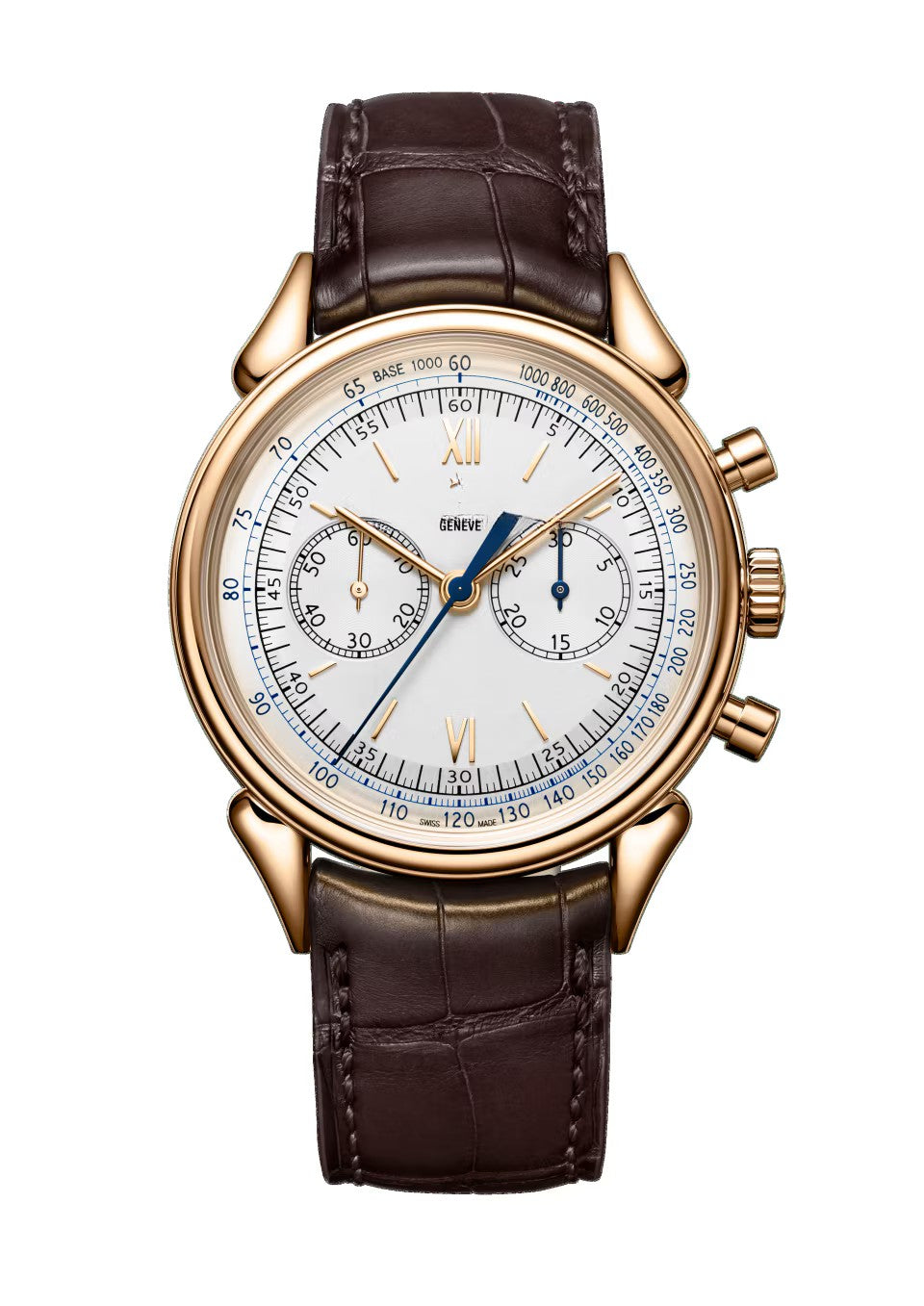 Chronograph Blue 18K Rose Gold 38.5mm