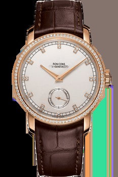 Dress White 18K Rose Gold 38mm