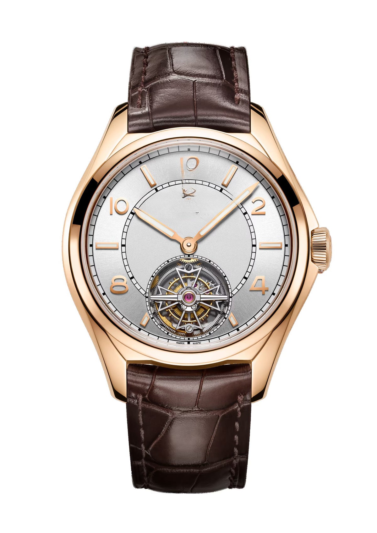 Classic Silver 18K Rose Gold 41mm
