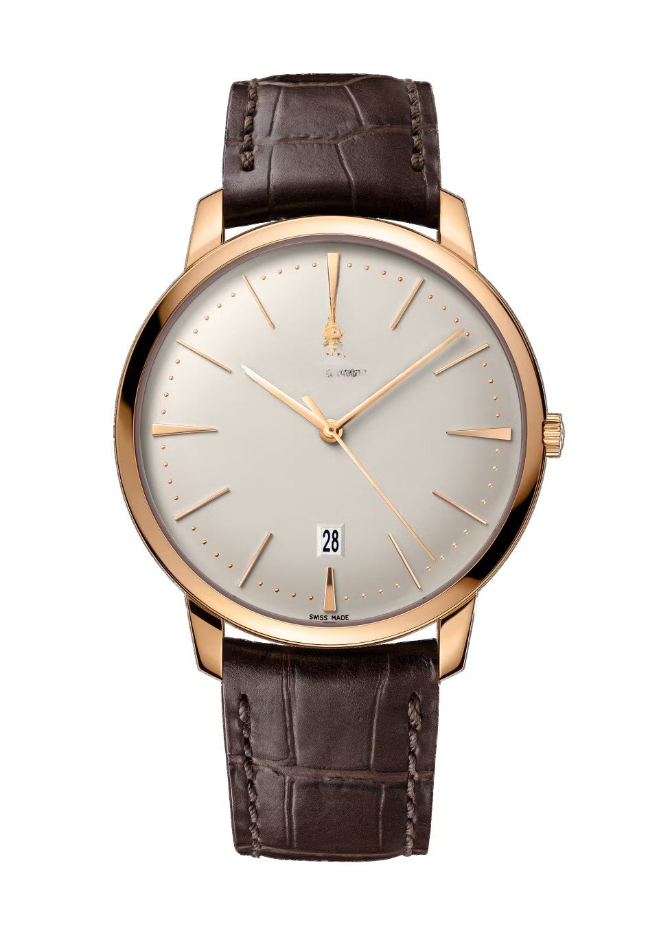 Classic White 18K Rose Gold 40mm